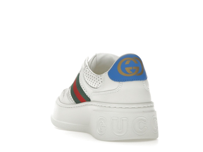 Gucci Chunky GG Web Sneaker White Blue (Women's)