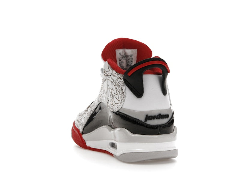 Jordan Dub Zero White Varsity Red (2022) (GS)