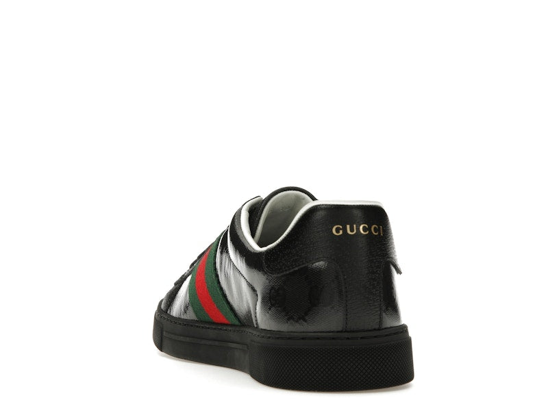 Gucci Ace GG Crystal Canvas Black