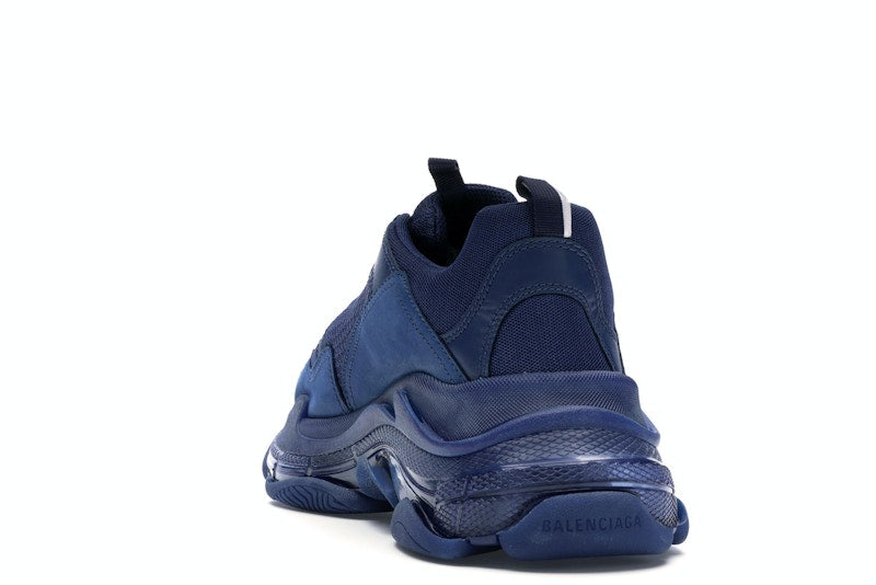 Balenciaga Triple S Clear Sole Navy