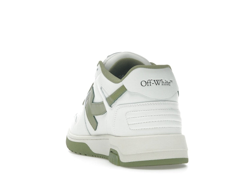 OFF-WHITE Out Of Office OOO Low Tops White Sage