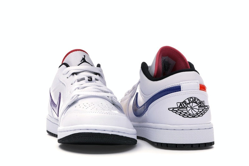Jordan 1 Low White Multi-Color