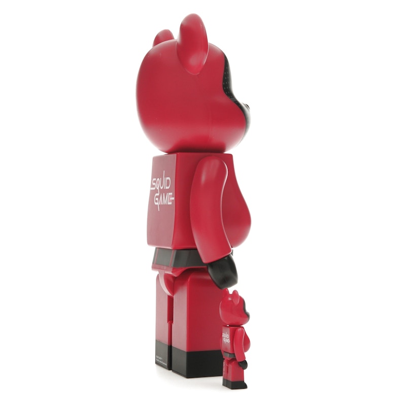 Bearbrick x Squid Game Guard (Triangle) 100% & 400% Set