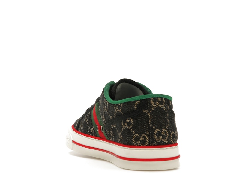 Gucci Tennis 1977 GG Logo Black Multi