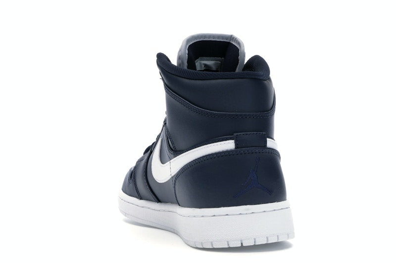 Jordan 1 Retro Mid Obsidian White