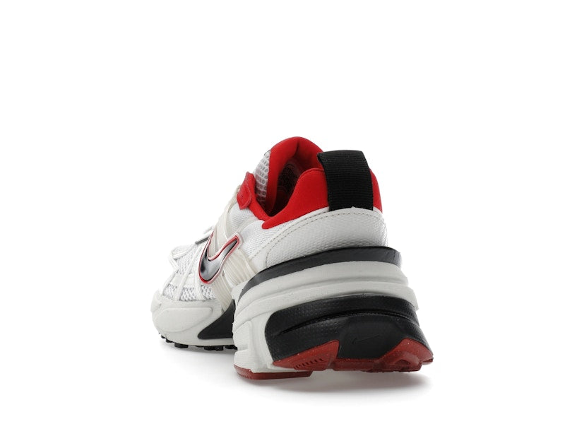 Nike V2K Run Metallic White University Red