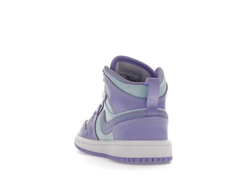 Jordan 1 Mid Purple Aqua (PS)