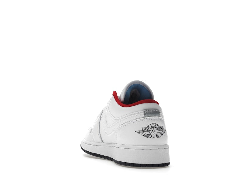 Jordan 1 Low White Gym Red Black (GS)