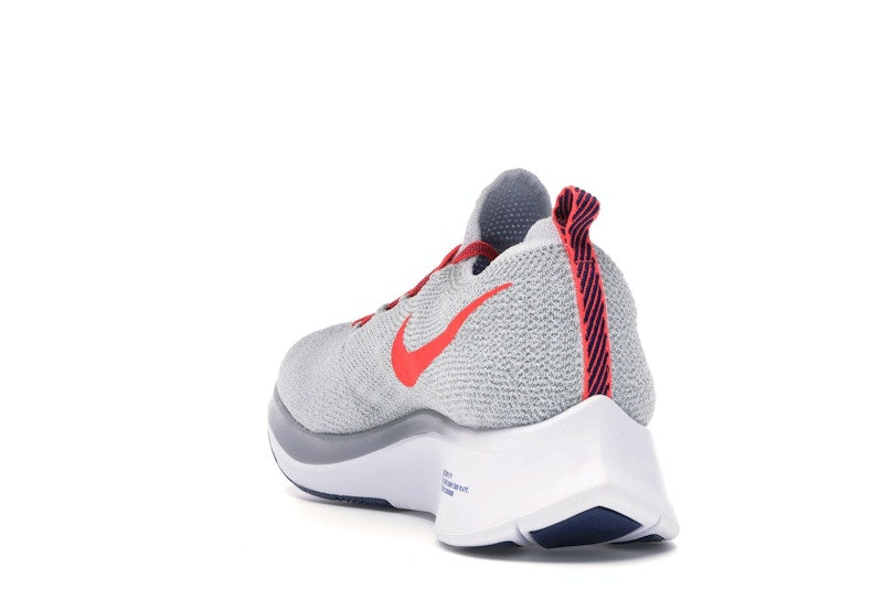 Nike Zoom Fly Flyknit Pure Platinum Bright Crimson