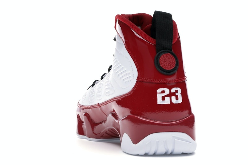 Jordan 9 Retro White Gym Red
