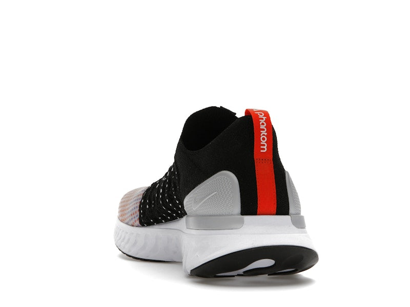 Nike React Phantom Run Flyknit 2 Black Team Orange