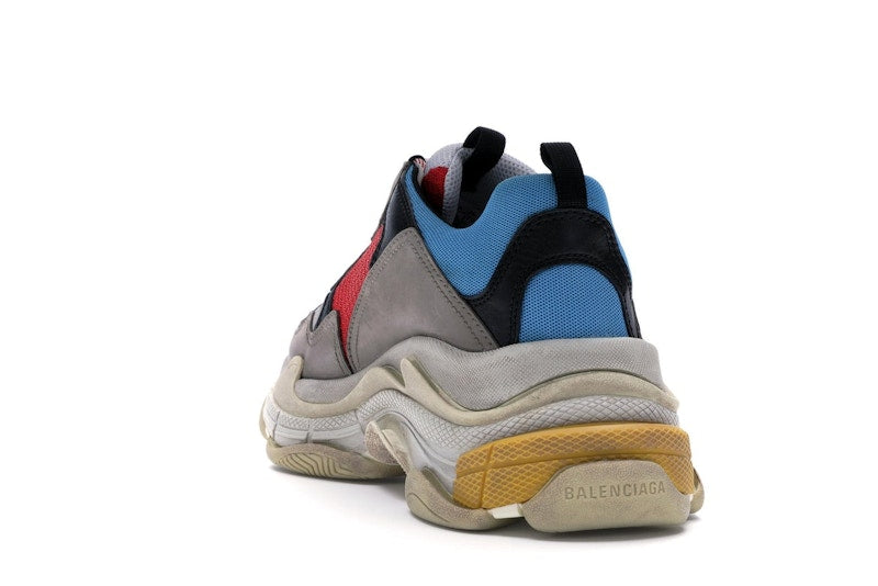 Balenciaga Triple S Grey Red Blue (2018 Reissue)