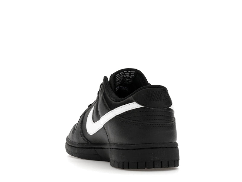 Nike Dunk Low Black White Swoosh