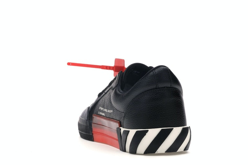 OFF-WHITE Vulc Low Black Leather FW19