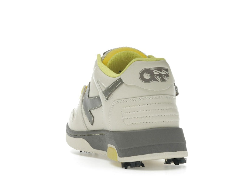 OFF-WHITE Out Of Office OOO Low Tops Golf Paris Hilinski Gray Yellow