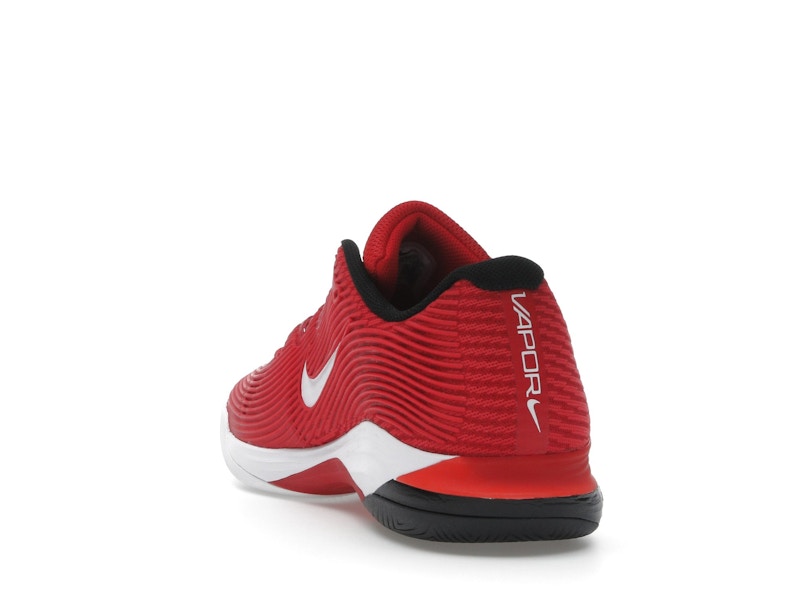 Nike Court Air Zoom Vapor 12 HC University Red Black Gym Red White