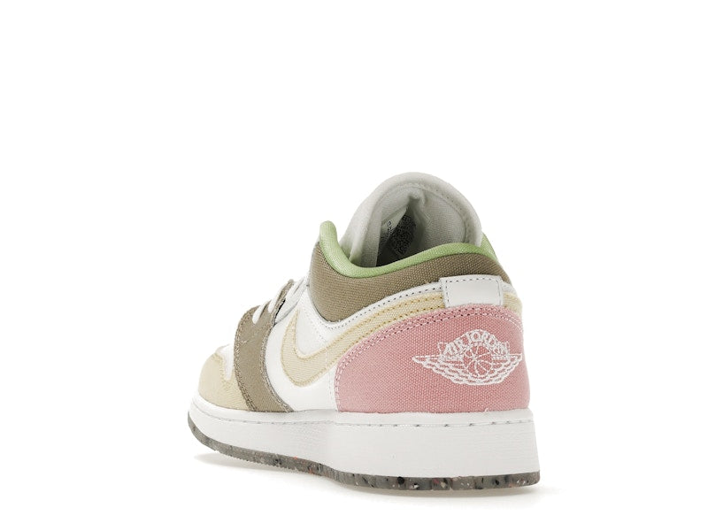 Jordan 1 Low Pastel Grind Vivid Green (GS)