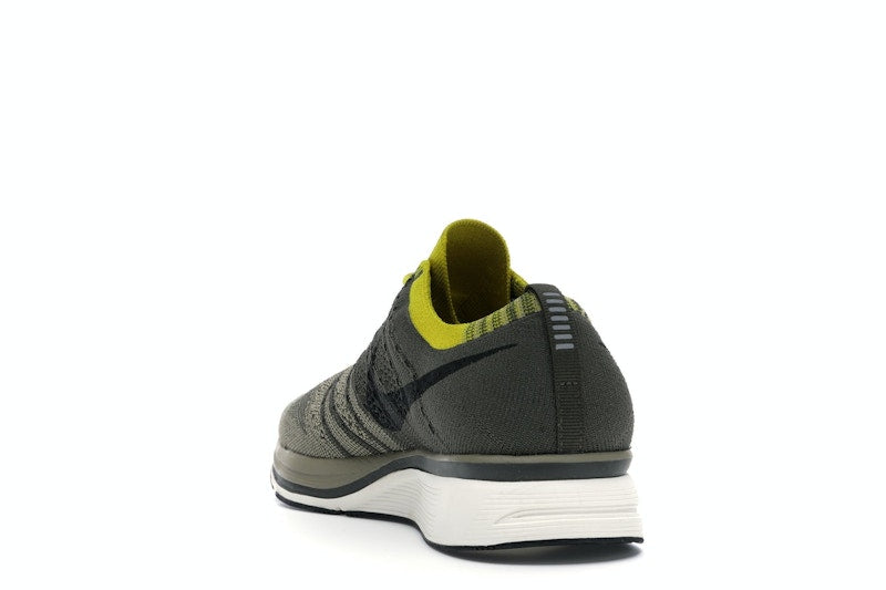 Nike Flyknit Trainer Cargo Khaki Bright Citron