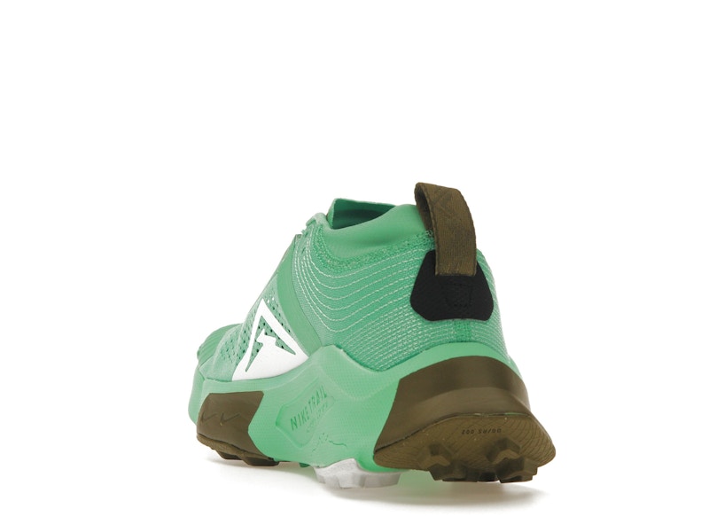 Nike ZoomX Zegama Trail Spring Green Olive Flak Black White