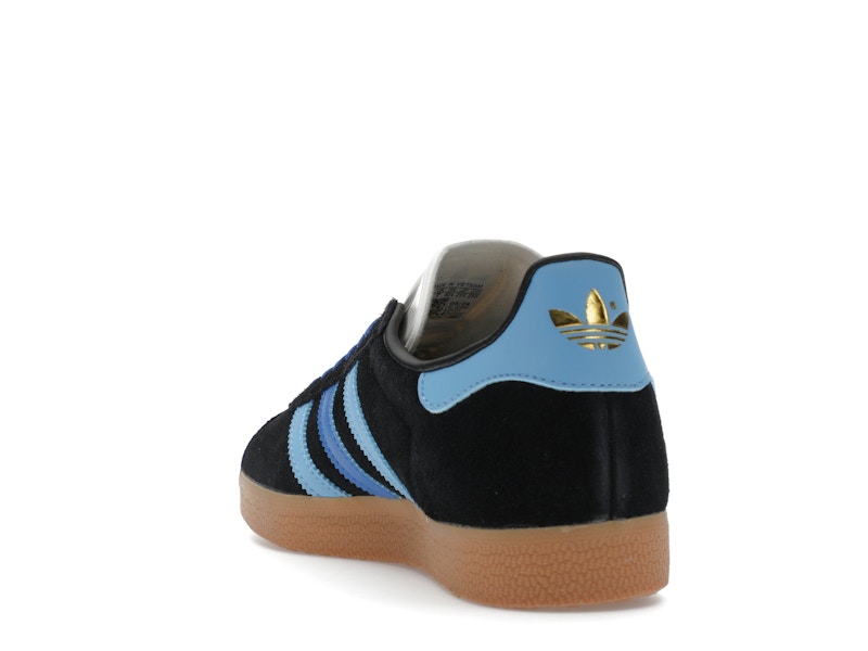 adidas Gazelle Black Light Blue (Women's)