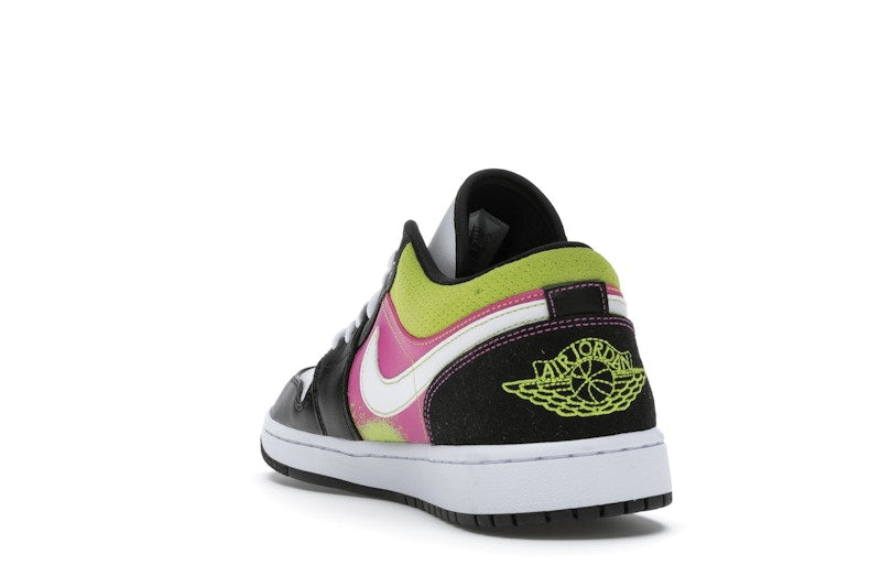 Jordan 1 Low Black Active Fuchsia Cyber