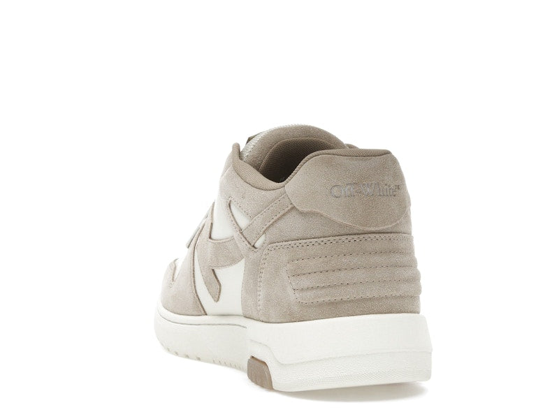 OFF-WHITE Out Of Office OOO Low Tops Beige Natural Suede