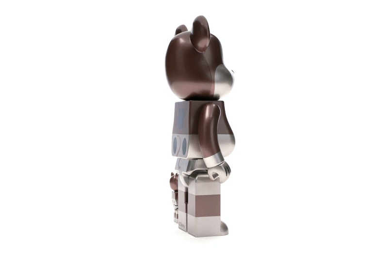 Bearbrick x Undefeated x Disney Mickey Mouse 90th Anniversary 100% & 400% Set Copper/Black