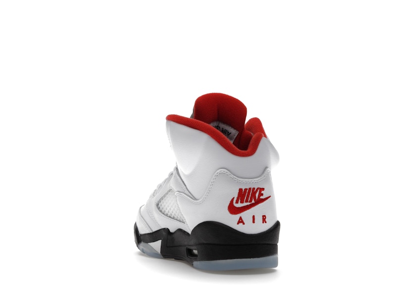 Jordan 5 Retro Fire Red Silver Tongue (2020) (GS)