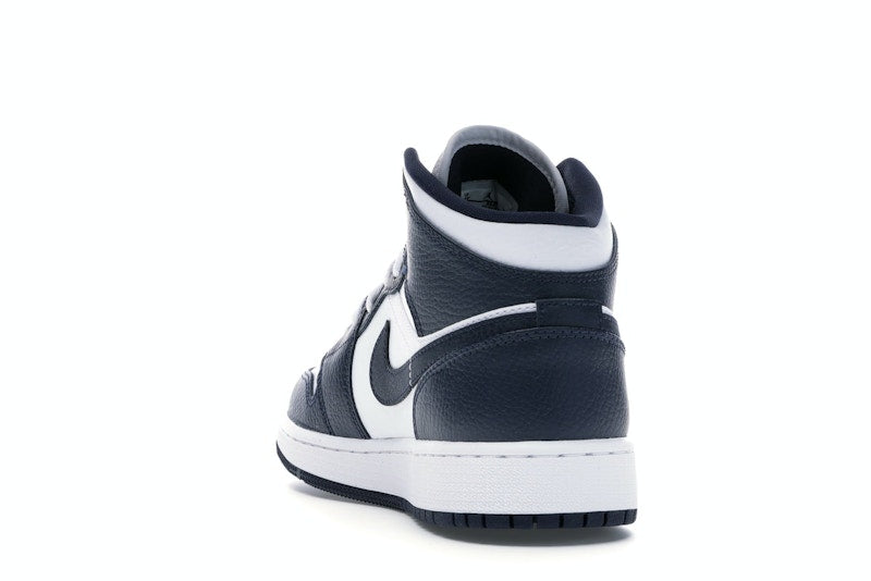 Jordan 1 Mid White Metallic Gold Obsidian (GS)