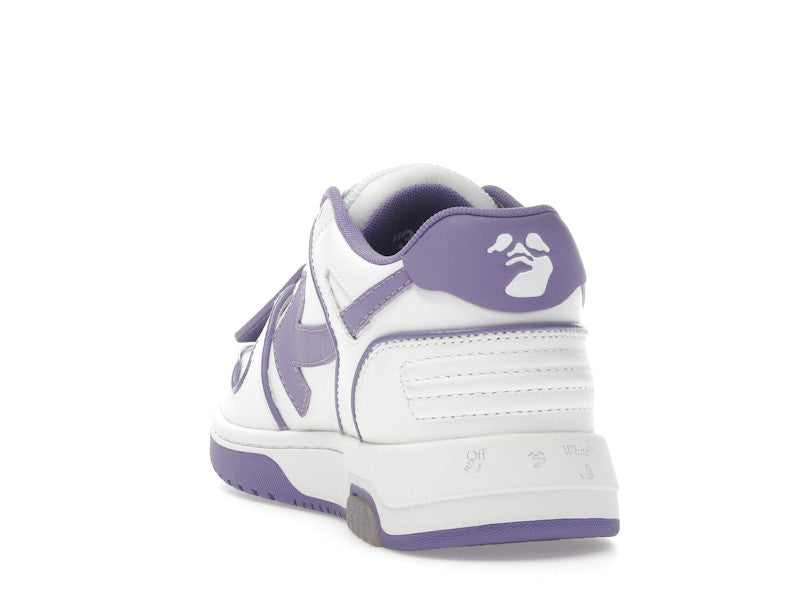 OFF-WHITE Out Of Office OOO Low Tops Outlined White Lilac Purple (Women's)