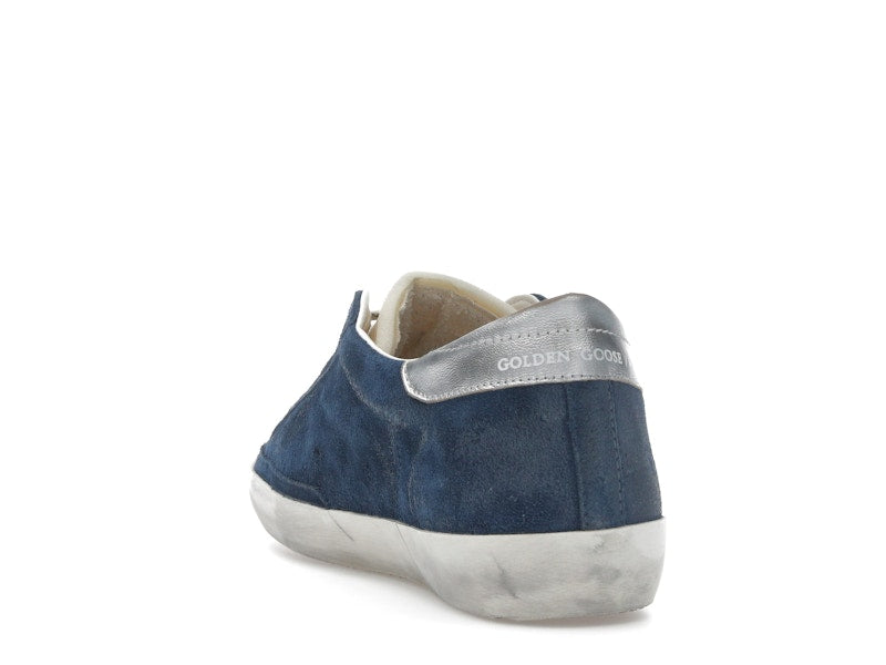 Golden Goose Super-Star Aviator Blue Cream Silver