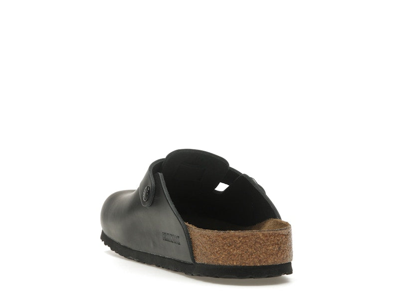 Birkenstock Boston Natural Leather Black