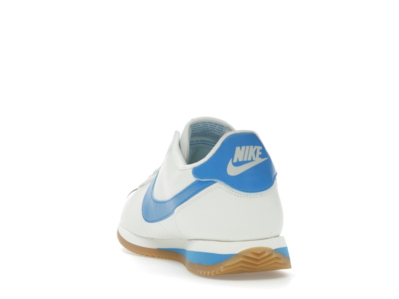 Nike Cortez Leather Sail Gum Yellow Light Photo Blue