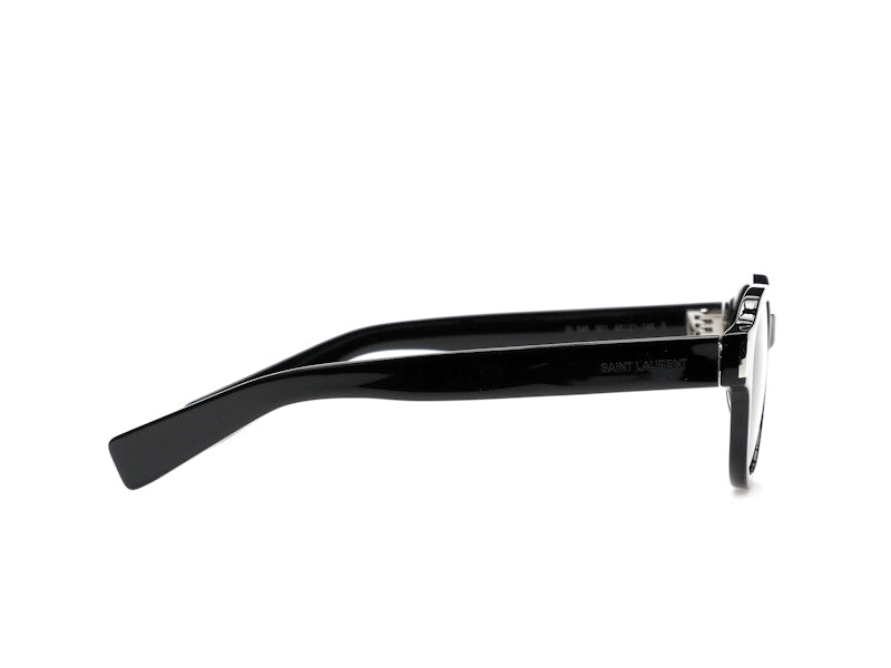 Saint Laurent Round-Frame Acetate Sunglasses Black/Black/Black (SL546-30013743-001)