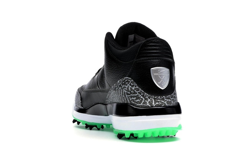 Jordan 3 Retro Golf Black Green Glow