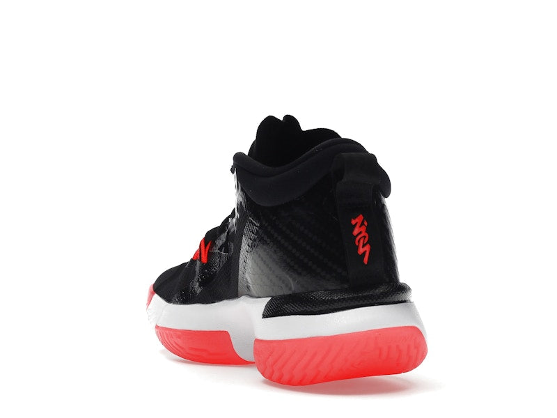 Jordan Zion 1 Black White Bright Crimson