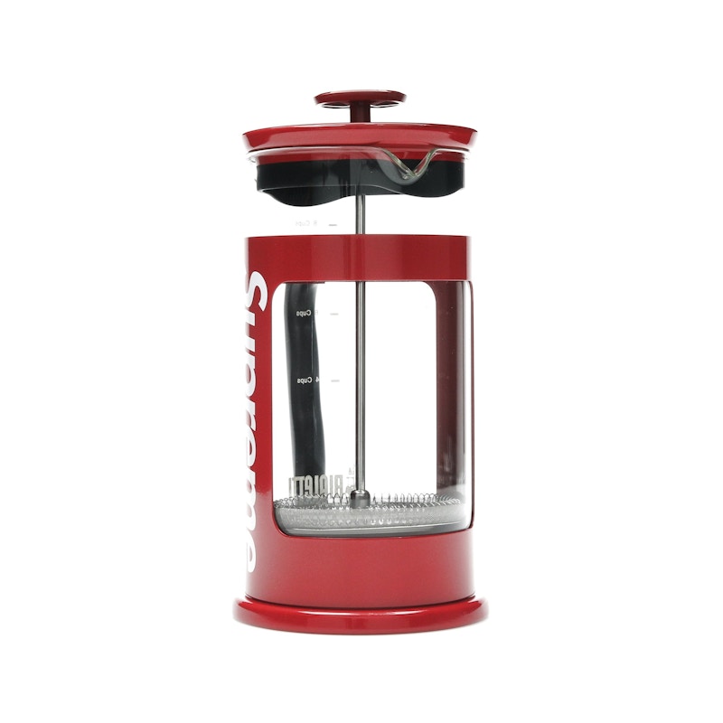 Supreme Bialetti 8-Cup French Press Red