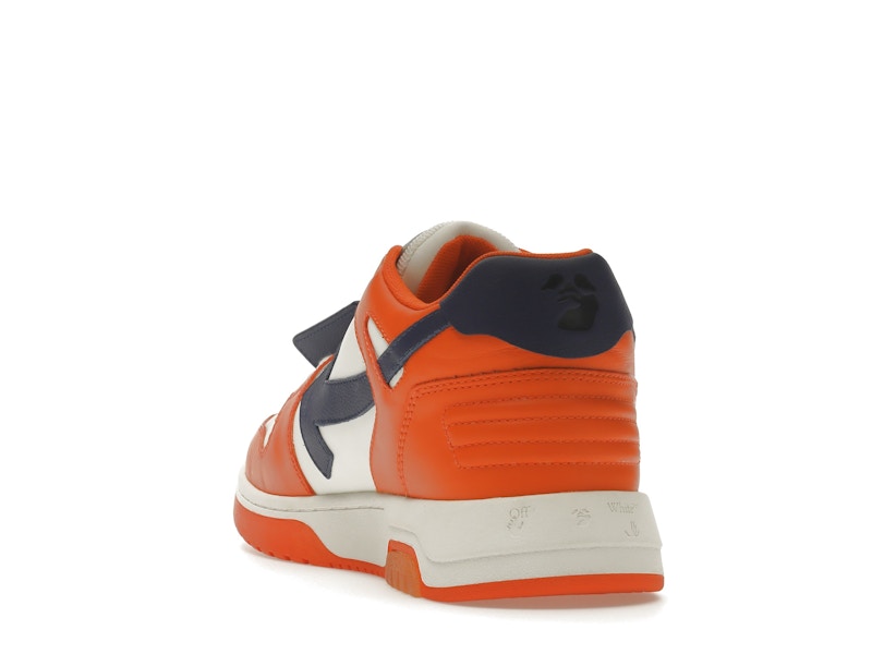 OFF-WHITE Out Of Office OOO Low Tops White Orange Blue