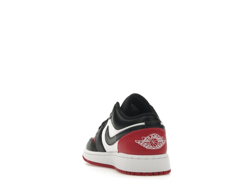 Jordan 1 Low Bred Toe 2.0 (GS)