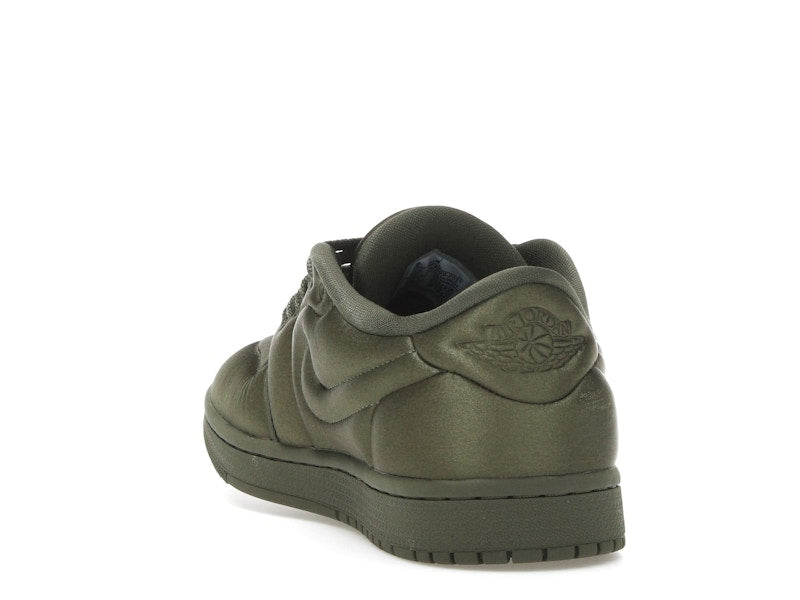 Jordan 1 Low Method of Make Satin Medium Olive (Women's)