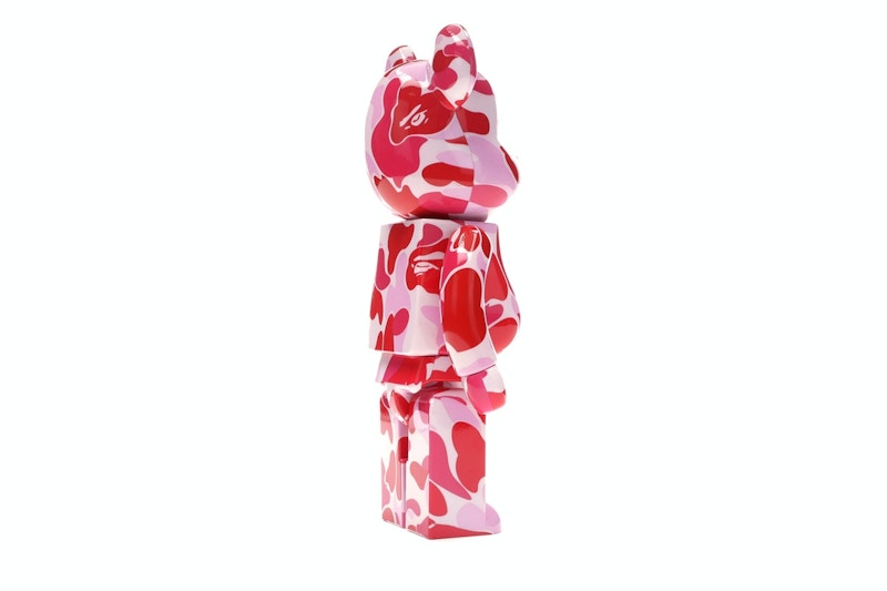Bearbrick A Bathing Ape ABC Camo 100% & 400% Set Pink