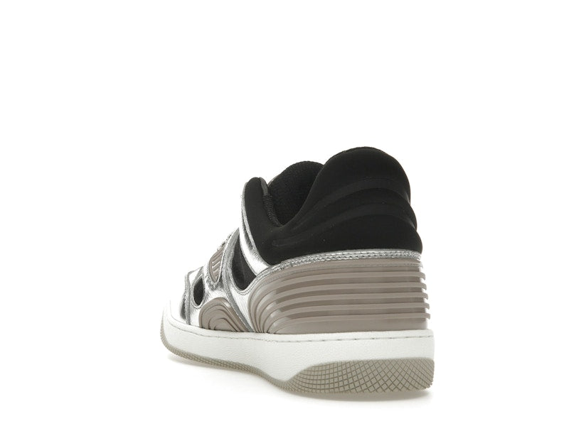 Gucci Basket Low Silver Black