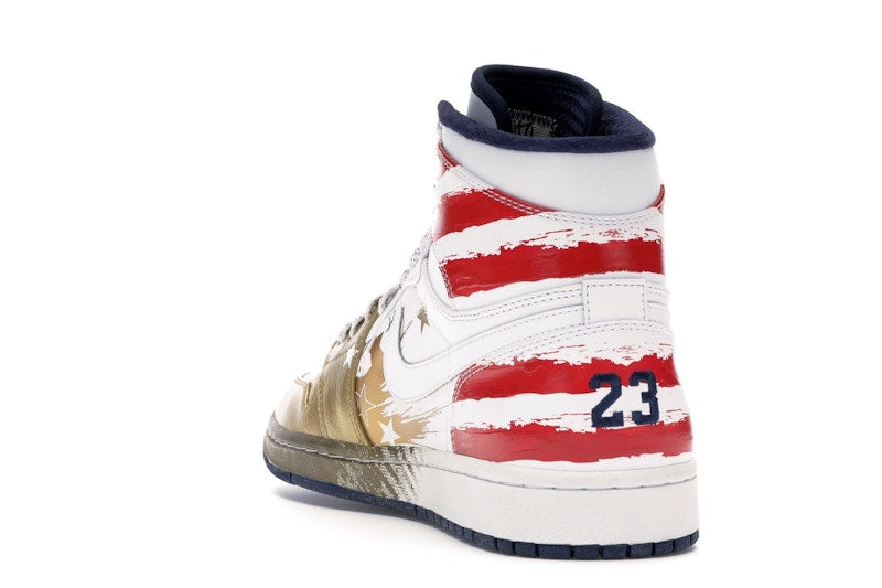 Jordan 1 Retro Dave White Wings For the Future Gold