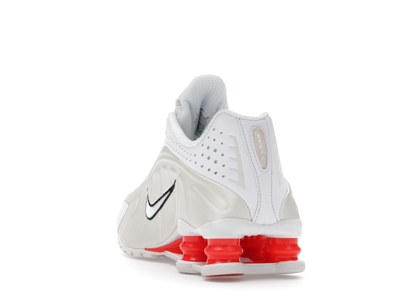 Nike Shox R4 White Phantom Picante Red (Women's)