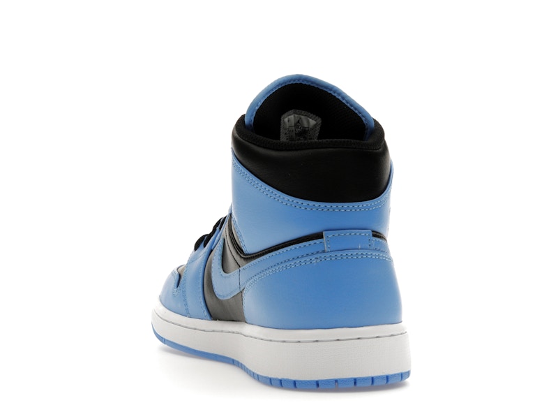 Jordan 1 Mid University Blue Black