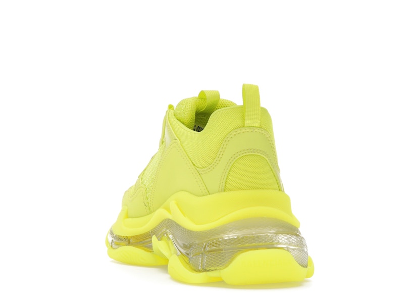 Balenciaga Triple S Clear Sole Fluo Yellow White (Women's)