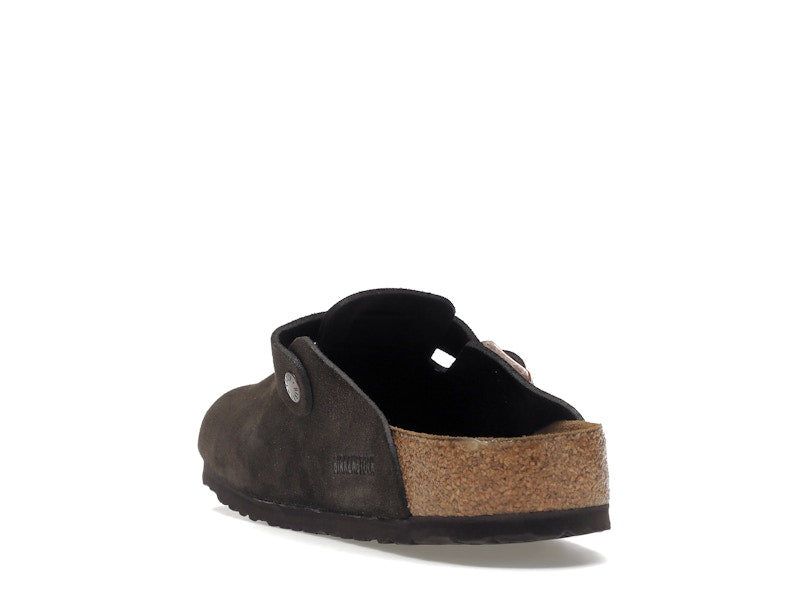 Birkenstock Boston Soft Footbed Suede Mocha