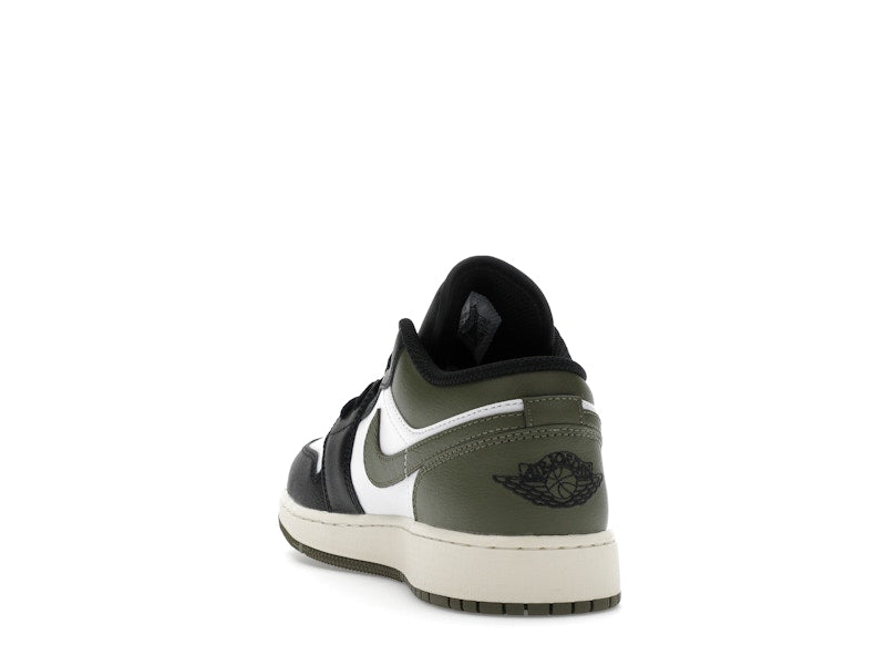 Jordan 1 Low Black Toe Medium Olive (GS)