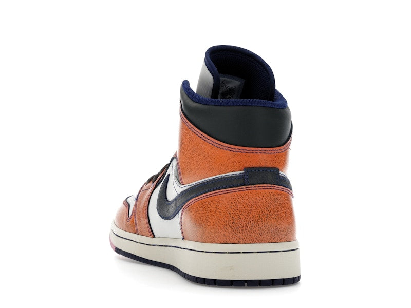 Jordan 1 Mid SE Summit White Crimson Bliss Deep Royal Blue Iron Grey