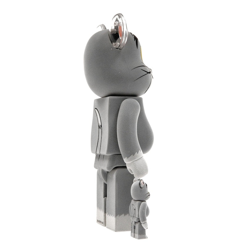 Bearbrick Tom and Jerry: Tom Flocky 100% & 400% Set
